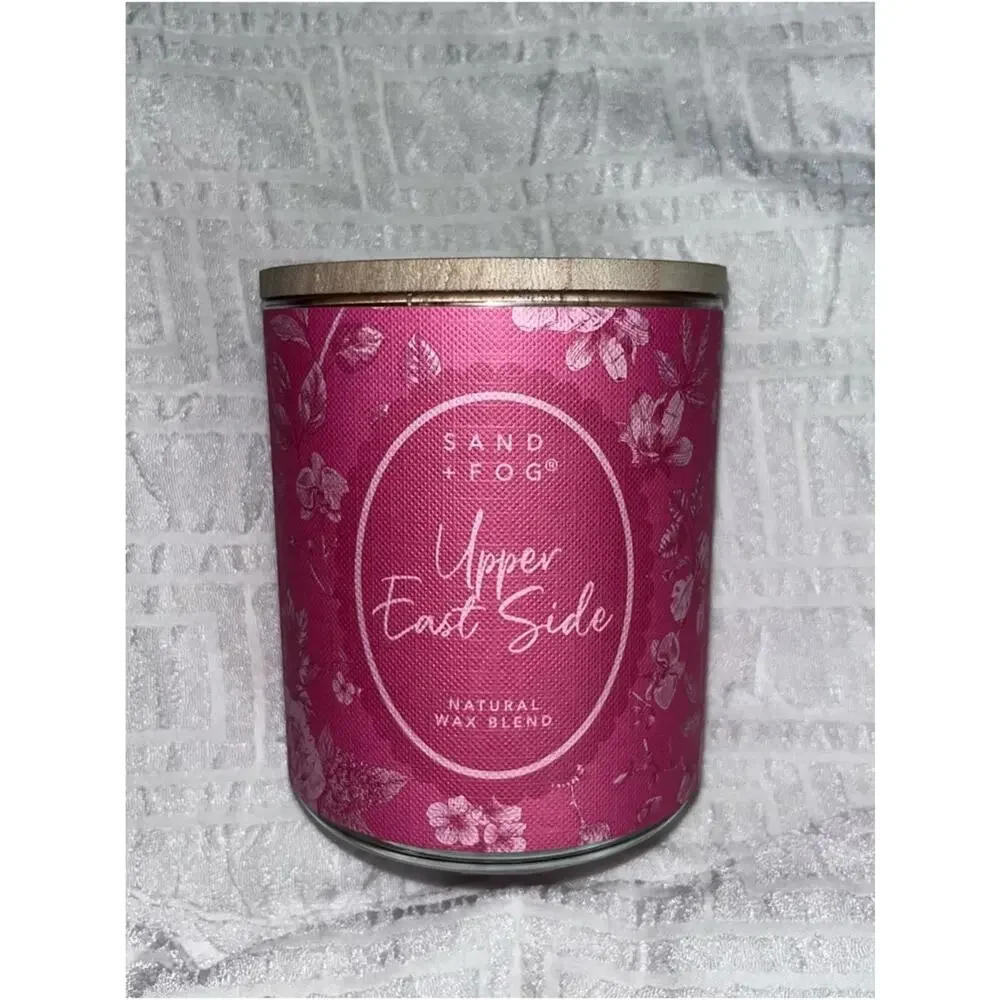 NEW! Sand + Fog Upper East Side Wooden Lid Scented Luxury Candle 10oz - Picture 4 of 6